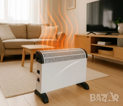 Електрически конвектор 2000 W с термостат, нов, снимка 7 - Отоплителни печки - 52871436