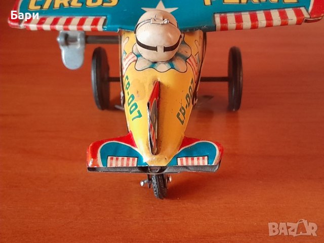 Стара рядка играчка ЦИРКОВ САМОЛЕТ CP-007-Япония, снимка 8 - Колекции - 43483917