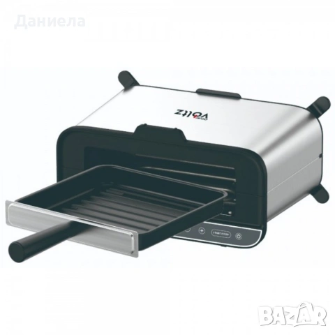 Мултифункционален уред за готвене 4 в 81, Oliver Voltz, 1700W, Тостер, Грил/Парти грил, Фурна, BBQ, снимка 7 - Тостери - 53416499