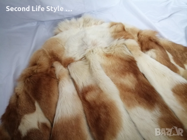 Винтидж луксозно дамско палто от естествен косъм – Baewolf Exclusive р-р M , снимка 12 - Палта, манта - 52879517