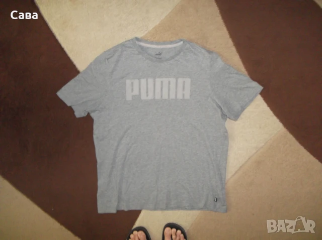 Тениски PUMA   мъжки,Л-ХЛ-2ХЛ  /зелена,синя,сива/, снимка 11 - Тениски - 25886976