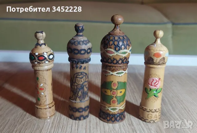 сувенири дървени мускали ретро за колекционери , снимка 1