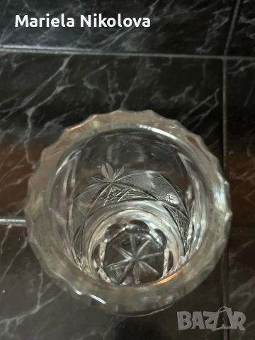Кристална ваза , снимка 3 - Декорация за дома - 53358117