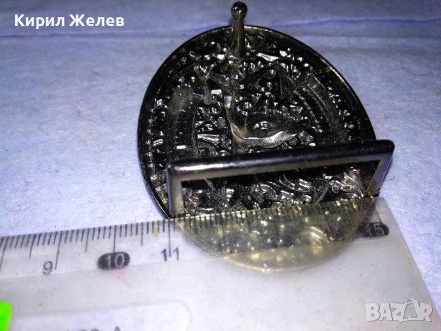 FASHION JEANS КРАСИВА ЕФЕКТНА МОДНА МЕТАЛНА СРЕБРИСТА МАТОВО ЛАКИРАНА ТОКА За УНИСЕКС КОЛАН 41265, снимка 7 - Колани - 43665699