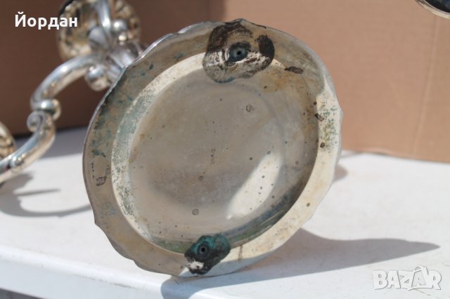 Сребърни свещници, снимка 6 - Декорация за дома - 33306807