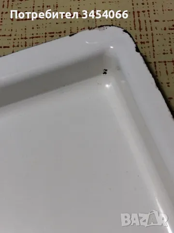 Емайлирани бели тави за фурна-2бр., снимка 2 - Съдове за готвене - 47371361