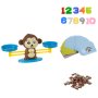 Игра за смятане/ аритметика- Маймунка математик, везна, детски подарък, снимка 1 - Образователни игри - 43900601