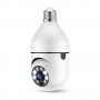 Смарт охранителна камера PST-F1-3MP, 3.0Mp, PTZ, За фасунга E27, Wi-Fi, Tuya Smart, Бял, снимка 5