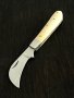 Pruning Knife White Bone. Симпатичен и много компактен джобен, сгъваем нож, (PA3048BO)