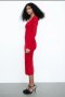 Червена рокля H&M, снимка 5