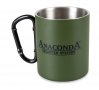 Термо чаша с карабина - ANACONDA Carabiner Mug 300ml Stainless Steel New 2020, снимка 1 - Екипировка - 27398151