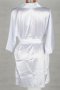 Бял комплект от халат и долнище на пижама марка Dkaren - M и L, снимка 7