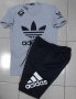 Последна бройка! Adidas мъжки летен комплект /тениска и къси панталони/ реплика, снимка 1 - Спортни дрехи, екипи - 32694851