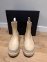 Karl Lagerfeld бежови масивни боти, снимка 5