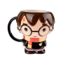 Керамична 3D чаша Harry Potter – магьосник с шал и очила, 200 мл, снимка 1