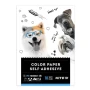6018 Самозалепваща се цветна хартия Kite Dogs, А5, 10 цвята, снимка 2
