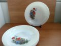  френски аркопал чинии, снимка 1 - Антикварни и старинни предмети - 32502619