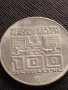Сребърна монета 100 шилинга 1976г. Австрия XII Зимни олимпийски игри Инсбрук 41418
