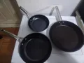 Комплект сет от 3 броя тигана. Голям тиган с размер Ф29см Среден тиган с размер Ф 24см Малъл тофамс , снимка 1
