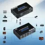 USB 3.0 HDMI KVM превключвател 4 компютър 1 монитор 4K 60Hz SPDIF L/R Extractor - USB превключвател, снимка 7