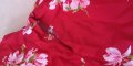 Нова червена рокля на цветя L-XL 44  размер, снимка 4