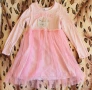 Момичешка розова рокля, снимка 1