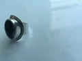 Красив нов сребърен пръстен с черно-бял  камък , тегло 11.94г,  проба 925. , снимка 4