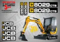 JCB 8008cts стикери надписи, снимка 6
