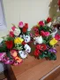 декорации с различни видове цветя , снимка 8