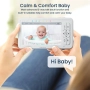 Нов Babysense HD S2: бебефон с 2 камери, без Wi-Fi, разделяне на екрана за преглед на 2те камери ..., снимка 7