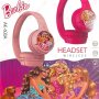 Безжични слушалки с вграден микрофон Barbie, сгъваеми и регулируеми, снимка 1 - Слушалки и портативни колонки - 43715293