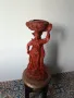 Азиатска статуетка, танцьорка, ваза за сухи цветя. , снимка 11