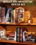 Нов Креативен 3D книжен декор Мини библиотека за рафт DIY модел , снимка 7