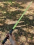 Светещ в тъмното Светлинен меч Rey Skywalker Lightsaber StarWars, снимка 4