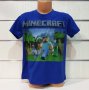 Нова детска тениска с дигитален печат MINECRAFT (Майнкрафт)