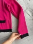 ZARA цикламена жилетка с цип от фина плетка, снимка 3