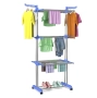 Модерна 3-етажна сгъваема сушилня с колела – повече дрехи, по-малко място!, снимка 5