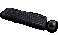 Клавиатура с мишка Безжична Logitech MK220 черна Deskset Wireless, снимка 3