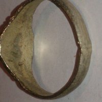 Интересен пръстен сачан ръчна изработка -66801, снимка 4 - Антикварни и старинни предмети - 28875610