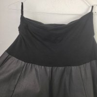 Zwarte canvas rok L, снимка 9 - Поли - 43104845