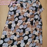 Флорална блуза, снимка 4 - Тениски - 40243834
