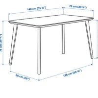 Икея- маса и столове, снимка 1 - Маси - 43971463