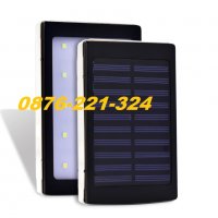 Мощна Соларна Батерия LED ЛЕД Прожектор Фенер за телефон Power Bank, снимка 5 - Външни батерии - 33347861