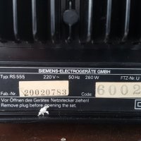 SIEMENS RS 555, снимка 10 - Ресийвъри, усилватели, смесителни пултове - 33061623