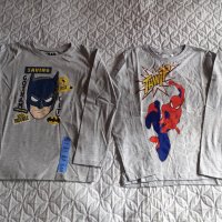 Нови блузи със Спайдърмен и Батман , снимка 1 - Детски Блузи и туники - 43988019