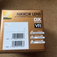 Нов Nikon AF-P DX 18-55mm f / 3.5-5.6G VR, снимка 2 - Обективи и филтри - 27466078