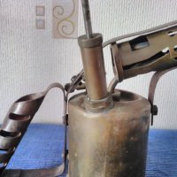 Автентична бензинова лампа,,златарска" произход Англия., снимка 5 - Антикварни и старинни предмети - 37759326