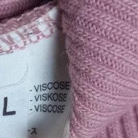 Дамска розова блуза/пуловер, снимка 3 - Блузи с дълъг ръкав и пуловери - 39408626