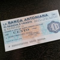 Банков чек - Италия | 1976г., снимка 1 - Нумизматика и бонистика - 26786500
