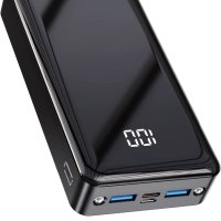 Bogseth Power Bank 24000 mAh Type-C PD 22,5W,QC 3.0/3 изхода-Бързо зареждане/LED дисплей/фенер, снимка 2 - Външни батерии - 43671411